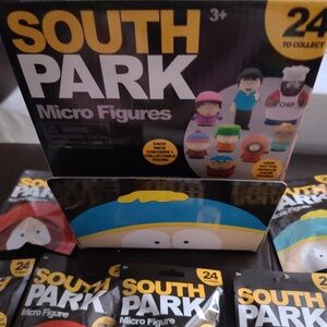 South Park Micro Figure Mystery Bags 8 Factory Sealed Mystery Bags including box